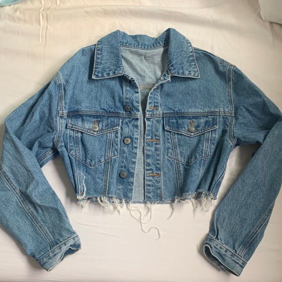 Brandy Melville Jackets & Coats Brandy Melville Cropped Denim